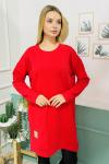 150578 Yirtmac Detay Basic Tunik